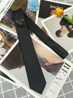 Authentic Prada Black Tie Box Included (Unisex)🎁